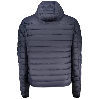 Cavalli Class Blue Polyester Shell Jacket In Blue