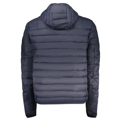 Cavalli Class Blue Polyester Shell Jacket In Blue