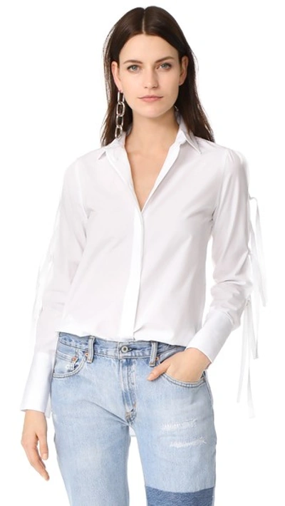 Jour/né Knot Shirt In White