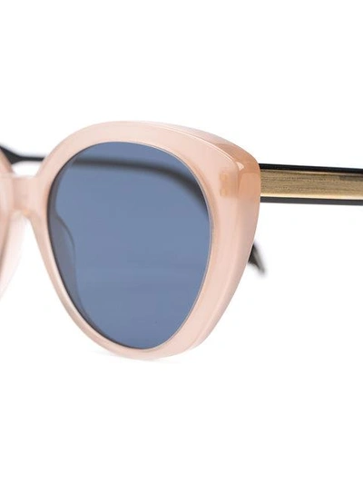 Shop Victoria Beckham Cat Eye Sunglasses In Neutrals