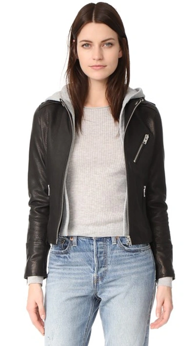 Doma Bruce Moto Jacket In Black