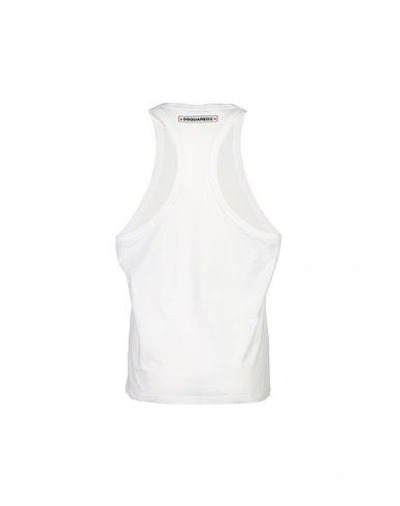 Shop Dsquared2 Waistcoat In White