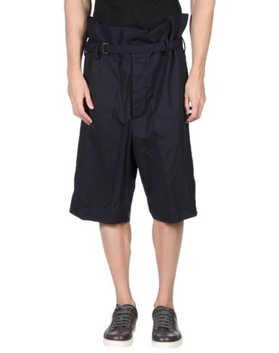 Marni 3/4-length Shorts In Dark Blue