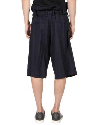 Shop Marni 3/4-length Shorts In Dark Blue