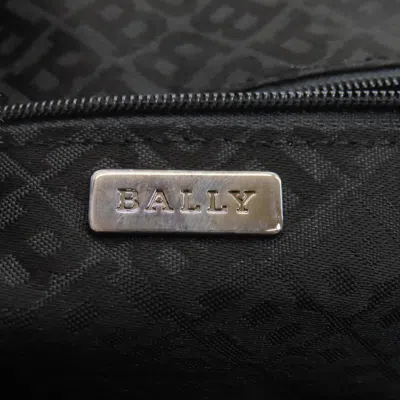 Pre-owned Bally Gray Canvas Shoulder Bag ()