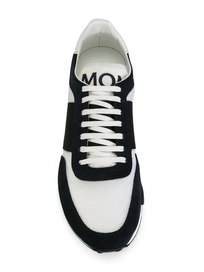 Shop Moncler Horace Sneakers In White