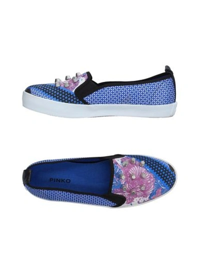 Shop Pinko Sneakers In Blue