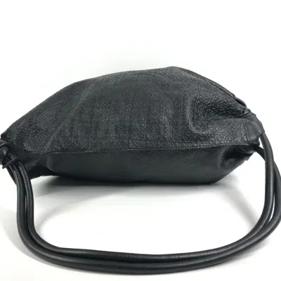 Pre-owned Loewe Black Leather Backpack ()