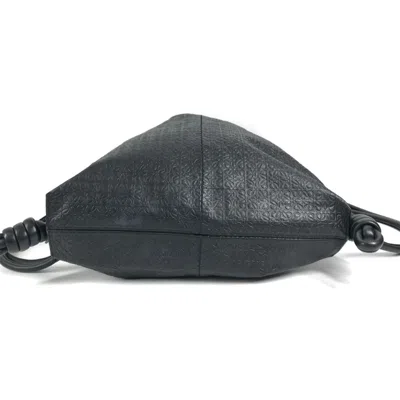Pre-owned Loewe Black Leather Backpack ()