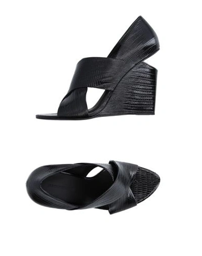 Alexander Wang Sandals In Black