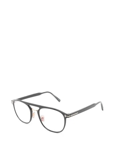 Tom Ford Pilot-frame Glasses In Yellow