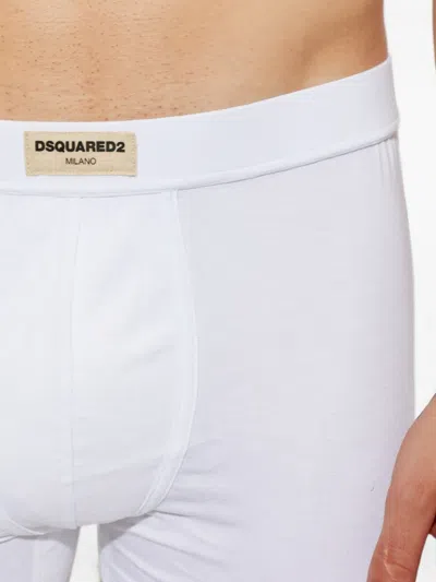 Dsquared2 Boxers With Logo In White