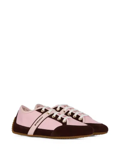 Givenchy Slim Suede-trim Panelled Sneakers In Multi