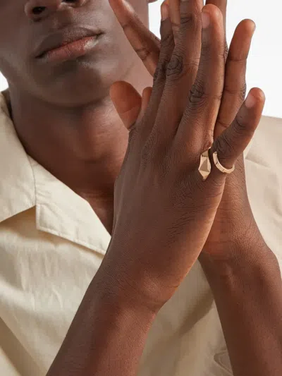 Prada Eternal Gold Snake Mini Ring In Gold