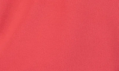 Tailorbyrd Micro Grid Quarter Zip Performance Pullover In Sunwashed Red