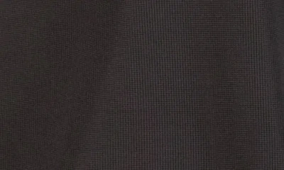 Tailorbyrd Micro Grid Quarter Zip Performance Pullover In Black