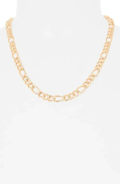 Leith Mixed Chain Link Necklace In Gold