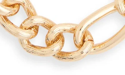Leith Mixed Chain Link Necklace In Gold