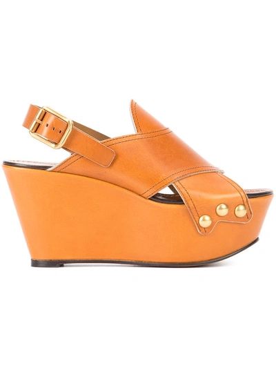 Shop Chloé 'mischa' Wedge Sandal