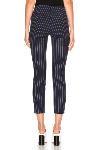 Shop Rag & Bone Simone Pinstripe Trouser In Salute & White Stripe