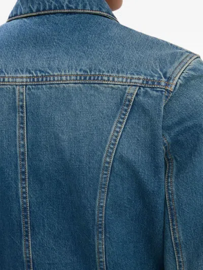 Victoria Beckham Button-up Denim Jacket In Blue