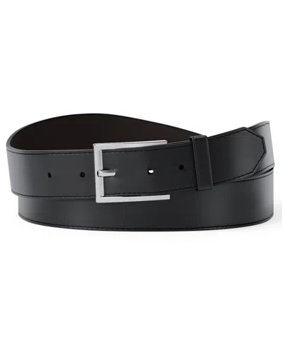 Michael Kors Men's Rectangular Dress Belt In Chocolate