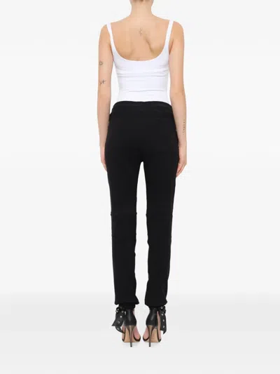 Balmain Piping Track Pants In Silver