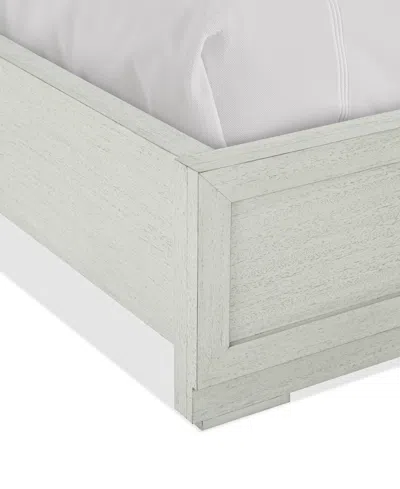 Macy's Matrix Upholstered Panel King Bed,  Exclusive In White