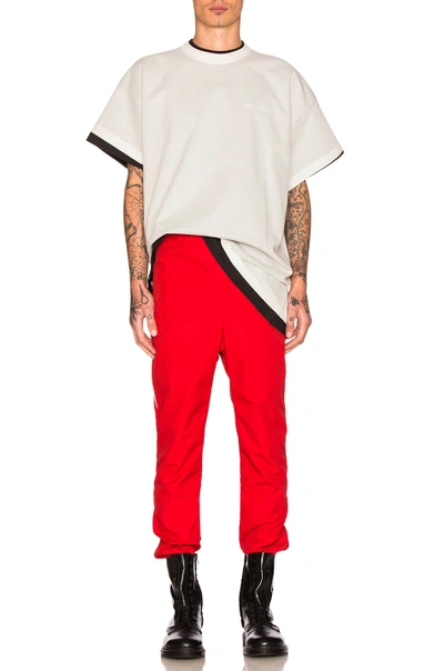 Vetements White Hanes Edition Fitted Double Antwerpen T-shirt In Securite