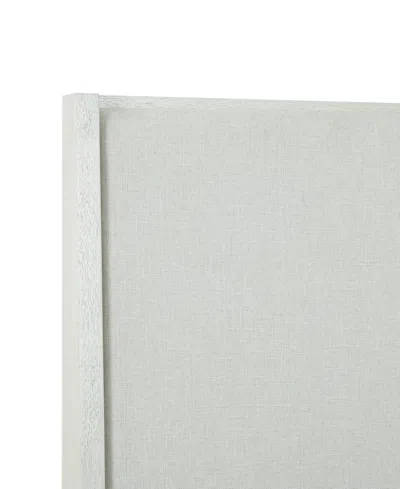 Macy's Matrix Upholstered Panel Queen Bed,  Exclusive In White