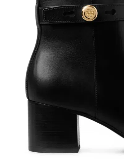 Tory Burch Romy 50mm Leather Ankle Boot In Black
