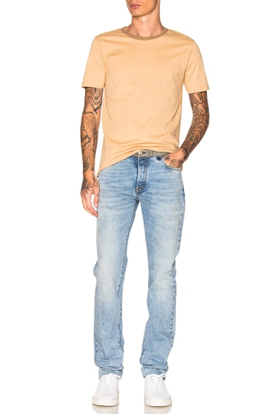 Shop Maison Margiela Jeans In Blue.  In Bleach