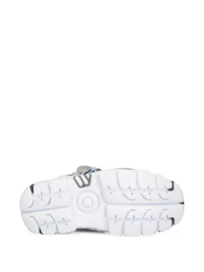 New Rock Platform Ankle Boots In White