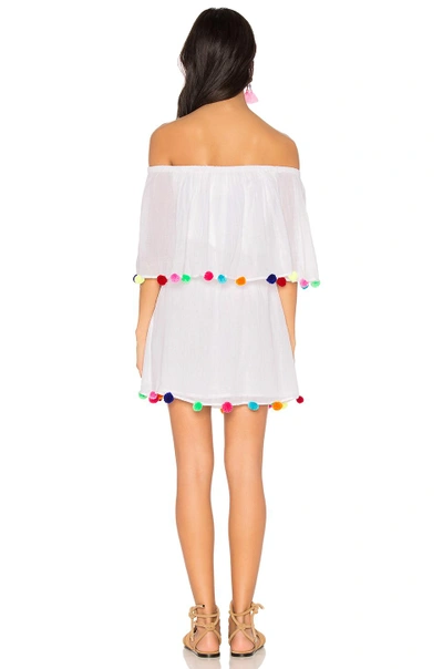 Shop Pitusa Pom Pom Festival Dress In White