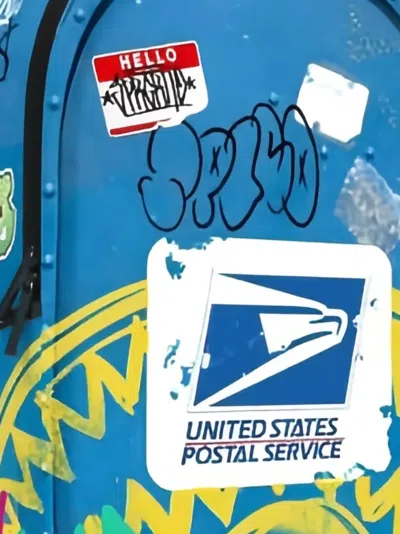 Sprayground Usps Mailbox Vandal Backpack In Pink