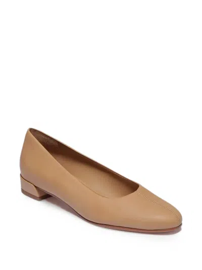 Bernardo Dune Square-toe Block-heel Pumps In Neutral