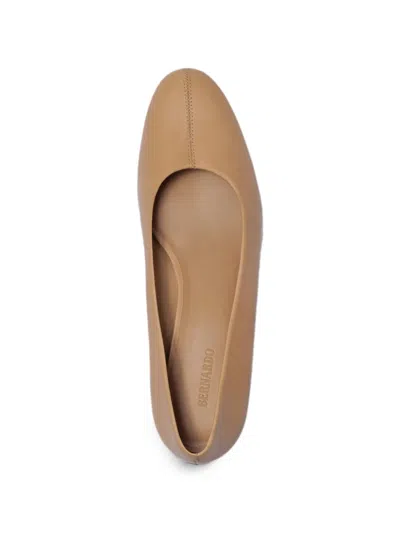 Bernardo Dune Square-toe Block-heel Pumps In Neutral