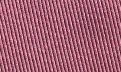 Duchamp Solid Silk Tie In Rose