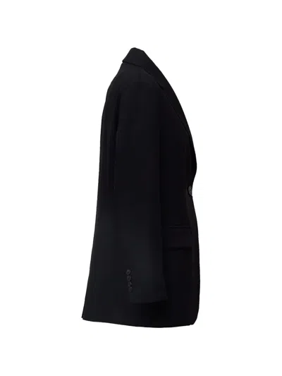 Weekend Max Mara Asta Single-breasted Wool Blazer In Black