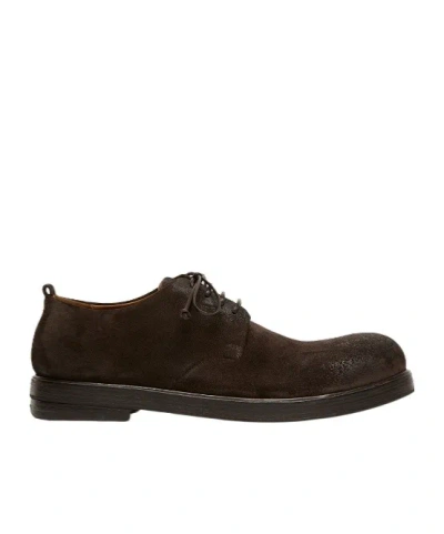 Marsèll Marsell Suede Derby Flat In Brown