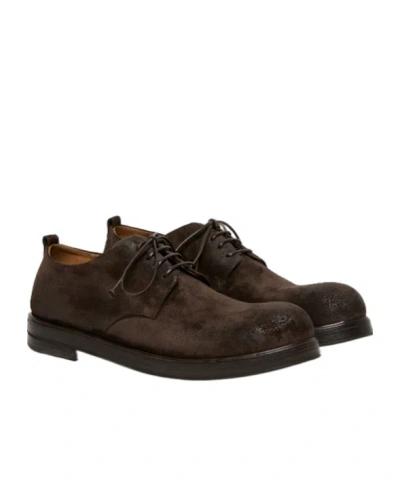 Marsèll Marsell Suede Derby Flat In Brown