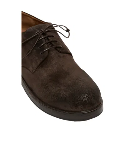 Marsèll Marsell Suede Derby Flat In Brown