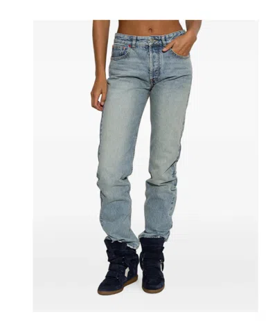 Isabel Marant Belt-loop Jeans In Gray