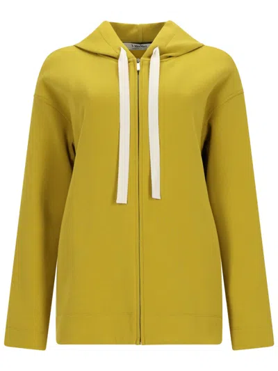 S Max Mara Cotton Jacket In Gold