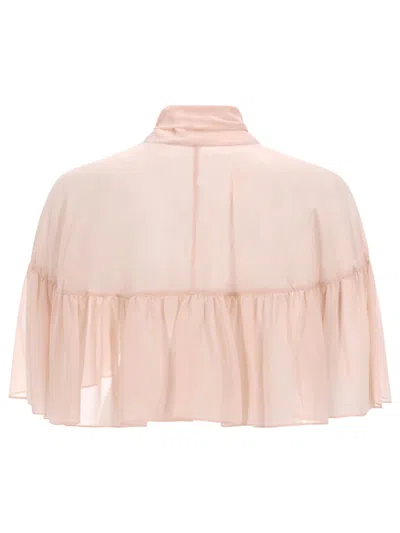 Max Mara Negozi Cape Shirt In Multi
