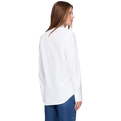 Givenchy White Cocoon Shirt In 100-white