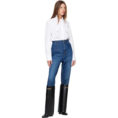 Givenchy White Cocoon Shirt In 100-white