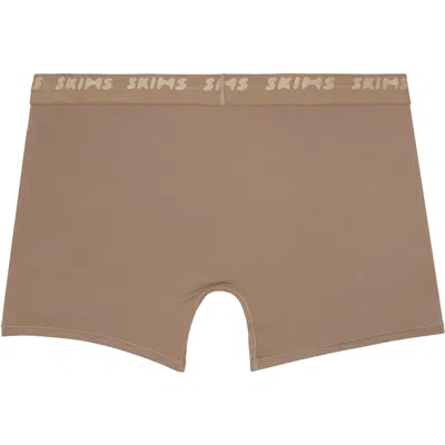 Skims 91% Modal, 9% Elastane. In Desert Multi