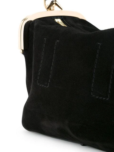 Shop Sacai Boxy Shoulder Bag In Black