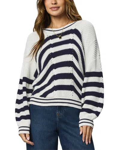Splendid Vienna Chevron Cotton Sweater In Multi